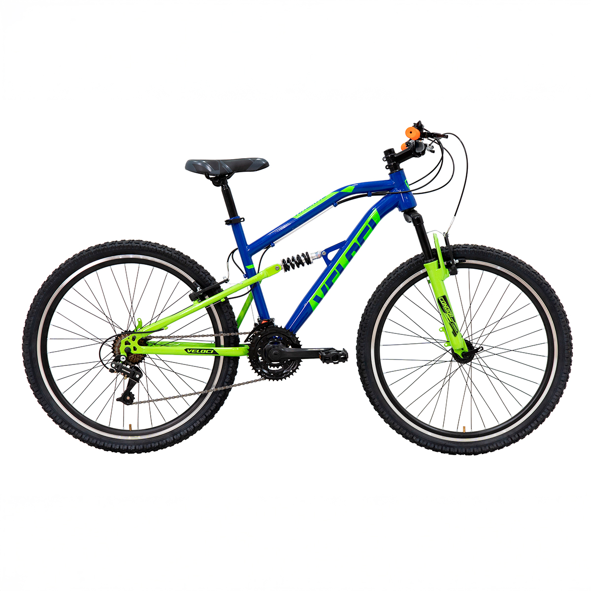 Bicicleta Veloci Naukas Rodada 26 Azul De Montaña